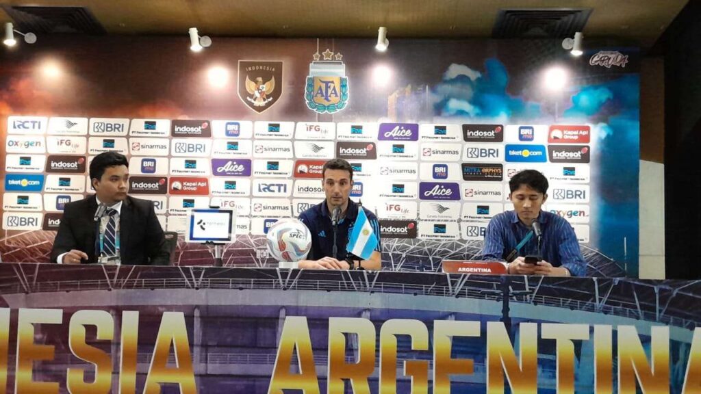 Pelatih Timnas Argentina Scaloni: Tidak Ada Saran, Indonesia Sudah Tampil Baik