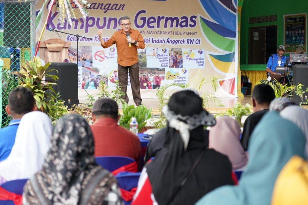 Pencanangan Kampung Germas, Jefridin Memasyarakatkan Budaya Hidup Sehat