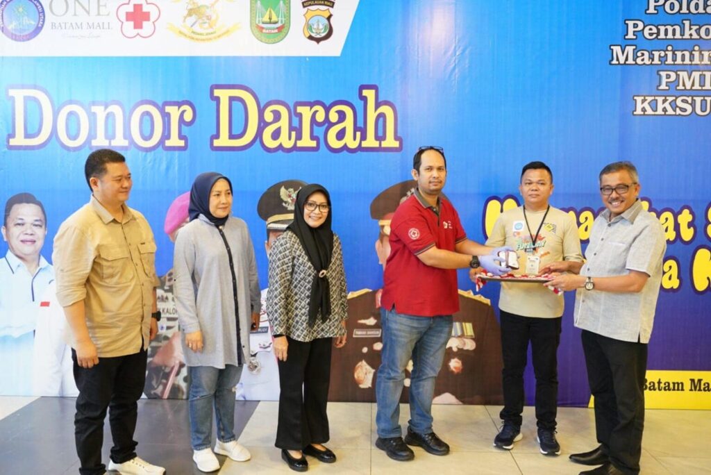 Dukung Kegiatan Sosial Donor Darah, Jefridin: Membangun Masyarakat Batam Sehat dan Sejahtera