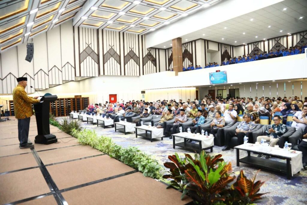 Badan Koordinasi Dakwah Islam (BKDI) BP Batam meluncurkan program Tabungan Qurban yang bekerja sama dengan Bank BTN Syariah bertempat di Balairung Sari BP Batam, Rabu (26/07/23).