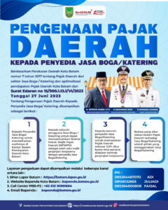 Pengenaan Pajak Daerah Kepada Jasa Boga/Katering