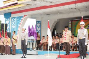 Jadi Pembina Upacara HUT Ke-62, Jefridin Sampaikan Gerakan Pramuka Harus Maju Dan Berkiprah Untuk Masyarakat