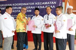 Jefridin Kukuhkan Koordinator Kecamatan Forum Daerah LKSA-PSAA Kota Batam