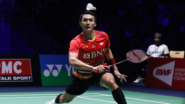 Jonatan Christie tangguh dan tak terkalahkan bila laga berlanjut ke rubber game di 2023. ( Dok. PBSI)