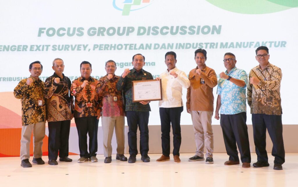 Wali Kota Batam, Muhammad Rudi hadir langsung pada Focus Group Discussion (FGD) Passenger Exit Survey, Pariwisata, dan Industri Manufaktur yang berlangsung di Radisson Golf & Convention Center Batam, Kamis (23/11/2023).