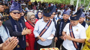 Panglima Perpat Saparudin Muda Rayakan HUT Unnyversary Perpat Ke 24 di Alun-alun Engku Putri 