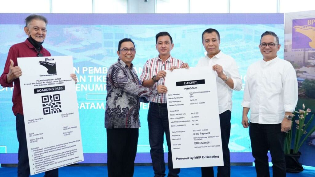 BP Batam melalui Badan Usaha Pelabuhan (BUP) mulai menerapkan sistem e-ticketing dan cashless payment di Pelabuhan Domestik Sekupang dan Pelabuhan Telaga Punggur, Selasa (14/11/2023).
