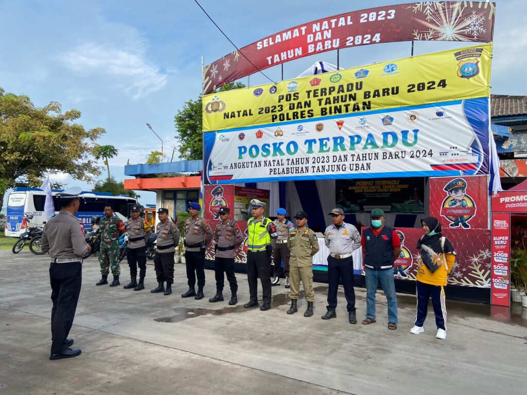   Polres Bintan menggelar Operasi Pengamanan dan Pelayanan selama Natal 2023 dan Tahun Baru 2024 dengan nama Operasi Lilin Seligi 2023