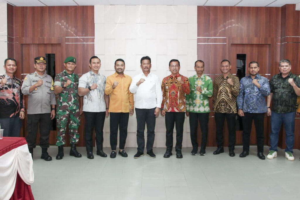 Wali Kota Batam Muhammad Rudi menerima langsung kunjungan kerja Pemerintah Kabupaten (Pemkab) dan Forum Koordinasi Pimpinan Daerah (Forkopimda) Solok Selatan, Provinsi Sumatera Barat.