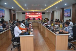 Rakor Lintas Sektoral Operasi Lilin Seligi 2023 Dalam Rangka Pengamanan Natal dan Tahun Baru 2024