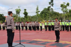 Kapolres Bintan Pimpin Sertijab Waka Polres Bintan dan Kasatpolairud