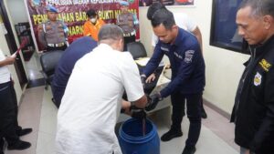 Ditresnarkoba Polda Kepri Gelar Pemusnahan Sebanyak 90 Gram Sabu