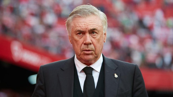 Pelatih Real Madrid, Carlo Ancelotti. (Foto: Getty Images/Fran Santiago)