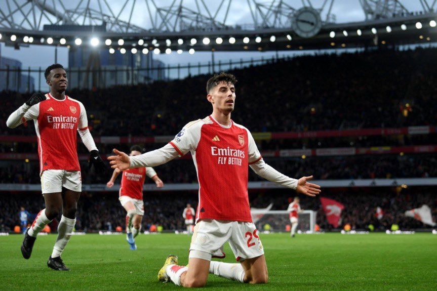 Liga Inggris: Arsenal Menang 2-0 atas Brighton