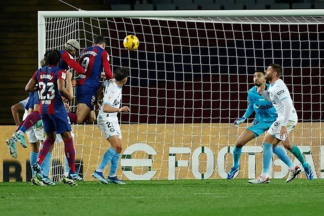 Pertandingan Liga Spanyol antara Barcelona vs Girona. (Foto: AP Photo)