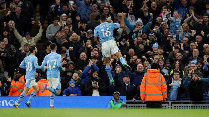 Manchester City tak terkalahkan di Etihad sepanjang 2023 (REUTERS/PHIL NOBLE)