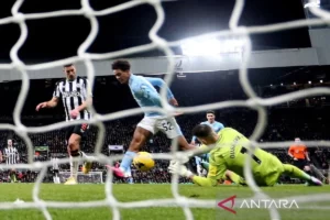 Liga Inggris : Manchester City Menang Dramatis 3-2 atas Newcastle United