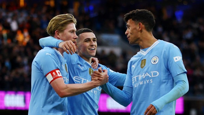 Manchester City menang besar atas Huddersfield. Foto: Action Images via Reuters/LEE SMITH