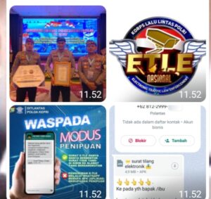 DITLANTAS POLDA KEPRI IMBAU MASYARAKAT WASPADA TERHADAP MODUS PENIPUAN SURAT TILANG ELEKTRONIK MELALUI WHATSAPP