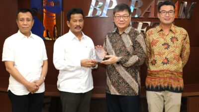 Kepala BP Batam, Muhammad Rudi menerima lawatan Duta Besar Singapura untuk Indonesia, Kwok Fook Seng, Senin (18/3/2024) di Marketing Center BP Batam.