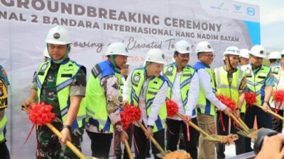 Ketua DPRD Batam Ikut Groundbreaking Pembangunan Terminal II Bandara Internasional Hang Nadim