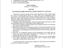 Ciptakan Pilkada AMan dan Damai, Pemko Batam Serukan Warga Jaga Suasana Kondusif