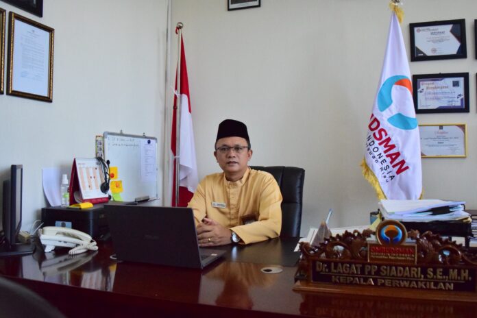 Kepala Perwakilan Ombudsman RI Provinsi Kepri, Lagat Siadari