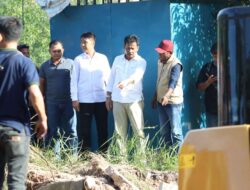 Muhammad Rudi Tinjau Langsung Lokasi Pemasangan Mini Booster Areal Perumahan Putra Jaya