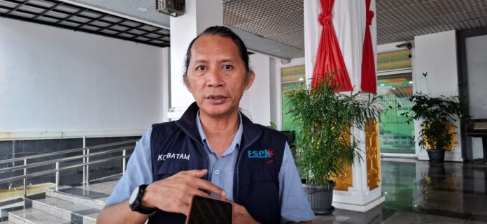 Ketua FSPMI Kota Batam, Yapet Ramon.