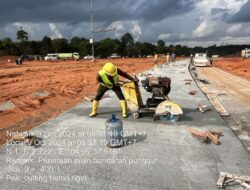 Progres Mencapai 76 Persen, Bundaran Punggur Akan Selesai Desember 2024