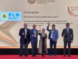 PLN Batam Raih Penghargaan Bergengsi TOP Human Capital Awards 2024