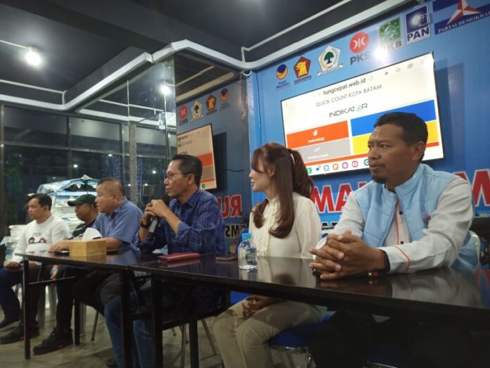 Paslon Amsakar-Li Claudia umumkan kemenangan, Rabu (27/11/2024) malam