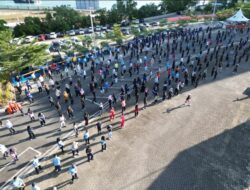 BP Batam Sukses Gelar Senam Gabungan Akhir Tahun, Karyawan Sehat dan Produktif