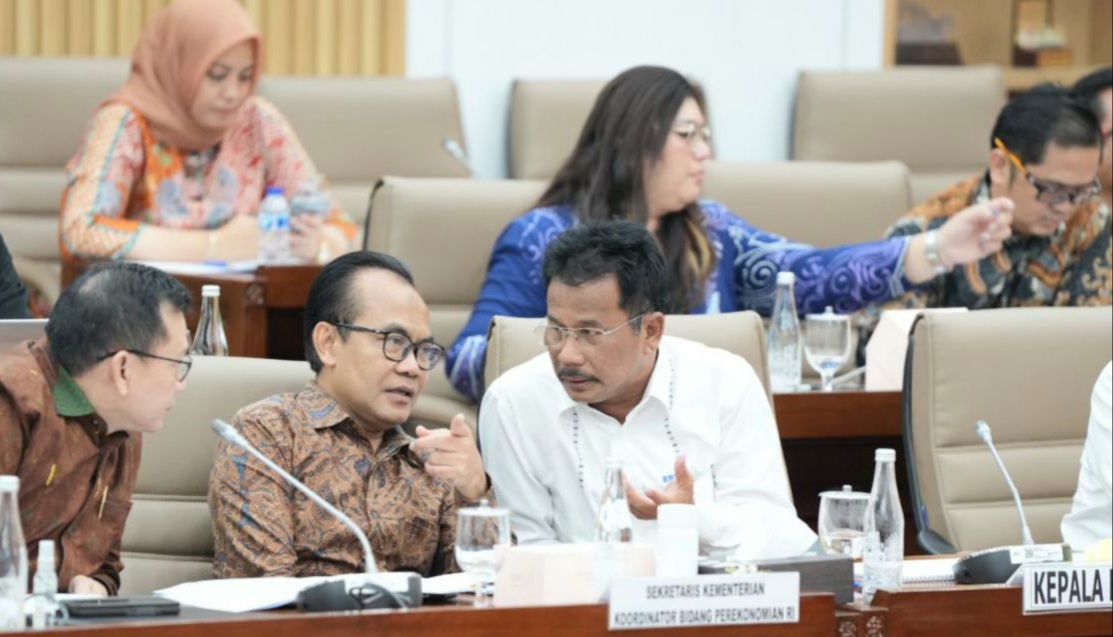Kepala BP Batam, Muhammad Rudi menghadiri Rapat Dengar Pendapat (RDP) lanjutan dengan Komisi 6 DPR RI. (Foto dok Humas BP Batam)