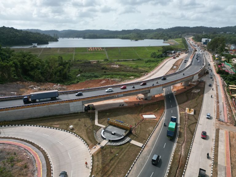 Pembangunan Fly Over Sungai Ladi yang sudah difungsikan. (Foto: dok Humas BP Batam)