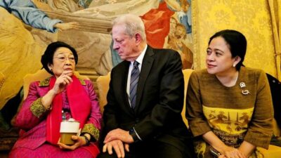 Megawati Soekarnoputri di sela-sela World Leaders Summit on Children’s Rights di Vatikan, Senin (3/2/2025). (Dok. Monang Sinaga PDIP)