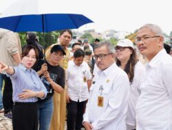 Wakil Kepala BP Batam Li Claudia Chandra Sidak Lokasi Penimbunan Sungai Permata Baloi
