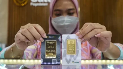 Harga emas Antam hari ini. (Foto: Jawapos)