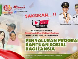 Pemko Batam Kembali Menyalurkan Bantuan Sosial bagi 2.000 Lansia se- Kota Batam