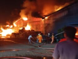 Kebakaran di Desa Air Cargo Batam, Api dari Gudang Penyimpanan Limbah