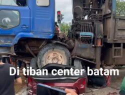 Satu Orang Meninggal Tertimpa Truk Dalam Laka Lantas Maut di Tiban Batam