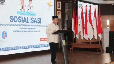 Wakili Wali Kota Batam, Pj Sekda Firmansyah Buka Sosialisasi Pedoman Penyusunan APBD Tahun Anggaran 2026