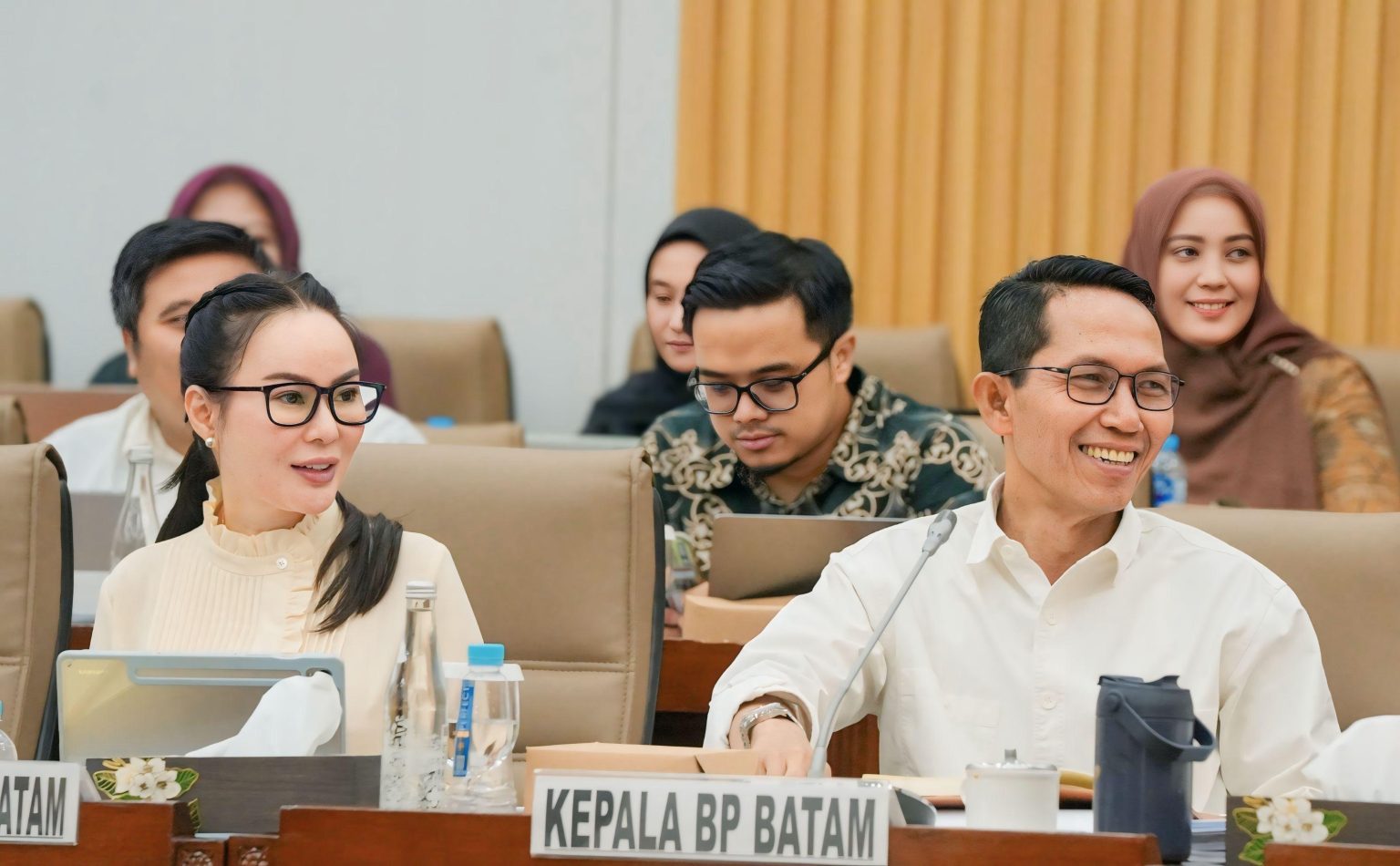 Kepala BP Batam, Amsakar Achmad, dalam Rapat Dengar Pendapat (RDP) dengan agenda, Pembahasan Pengembangan Kawasan Batam, di Gedung Nusantara I, Jakarta. (Foto: dok Humas BP Batam)