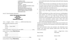 Kolase. Surat perjanjian antara SPPG dengan pihak sekolah yang telah direvisi. Foto: Istimewa