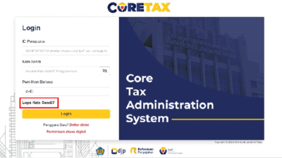 Coretax/Foto: Dok. DJP Kemenkeu