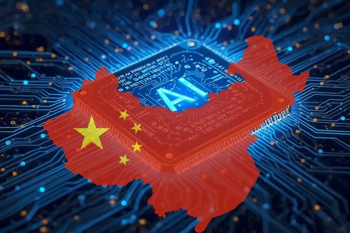 Ilustrasi chip AI buatan China.(bestartup)