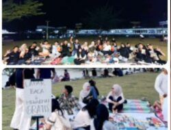 Gelar Lapak Baca dan Mewarnai Gratis di Taman Tugu Sirih Tanjungpinang