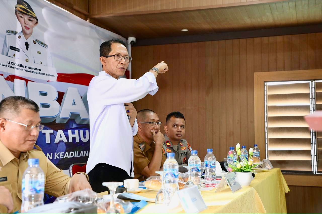Wali Kota Batam, Amsakar Achmad, menghadiri Musrenbang tingkat Kecamatan Bulang di Kelong Seafood Mangrove Restaurant, Senin (26/1/2026). HUMAS DISKOMINFO BATAM / DHEO ANANDA PUTRA