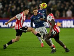 Premier League: Hasil Brentford Vs Arsenal 1-1:  Gunners Kebobolan dari Set Piece