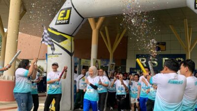 RSBP sukses menyelenggarakan kegiatan RSBP Fun Run 2026 yang diikuti sekitar 300 peserta. (Foto: dok Humas BP Batam)